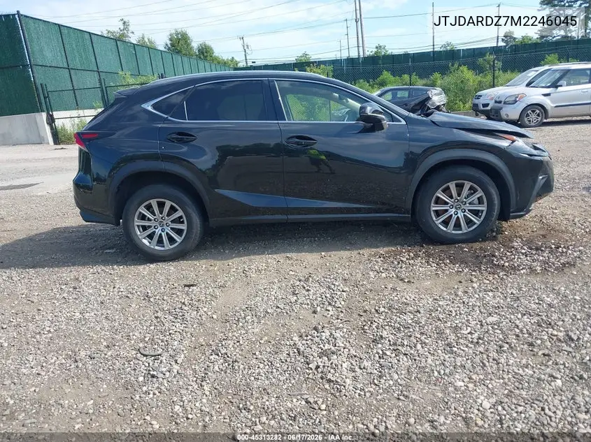 2021 Lexus Nx 300 VIN: JTJDARDZ7M2246045 Lot: 45313282