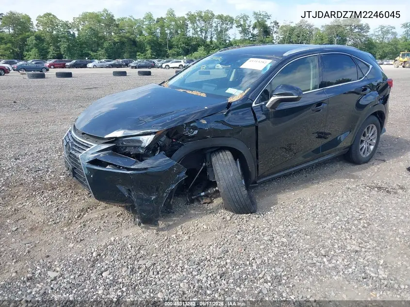 2021 Lexus Nx 300 VIN: JTJDARDZ7M2246045 Lot: 45313282