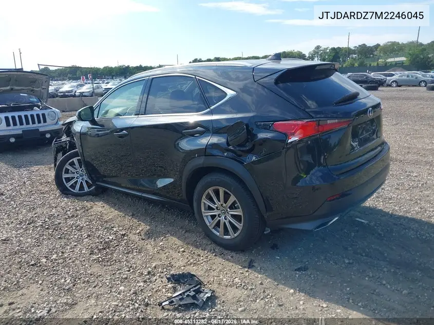 2021 Lexus Nx 300 VIN: JTJDARDZ7M2246045 Lot: 45313282