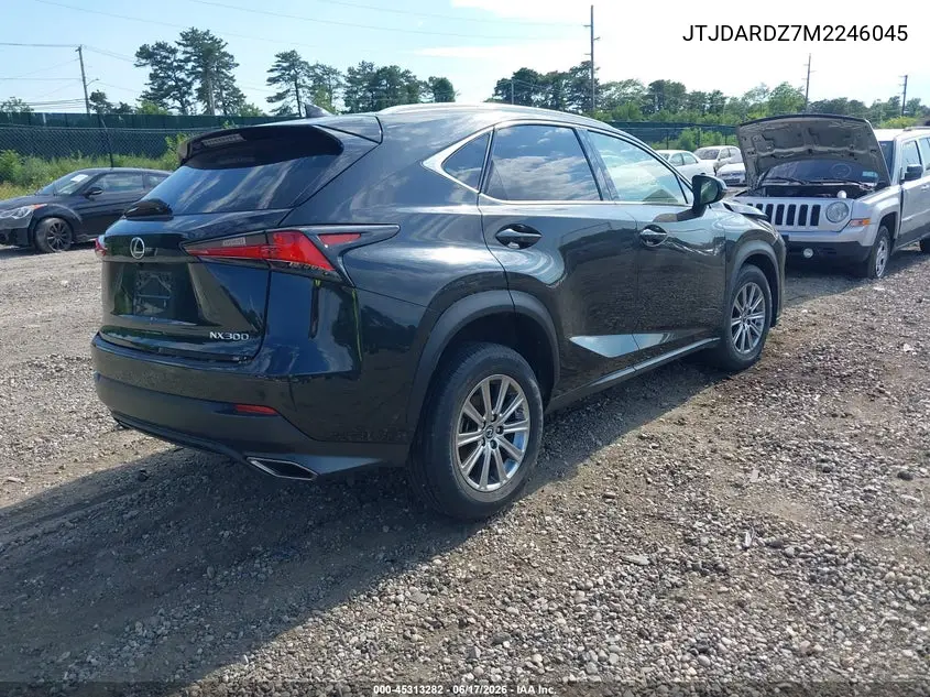 2021 Lexus Nx 300 VIN: JTJDARDZ7M2246045 Lot: 45313282