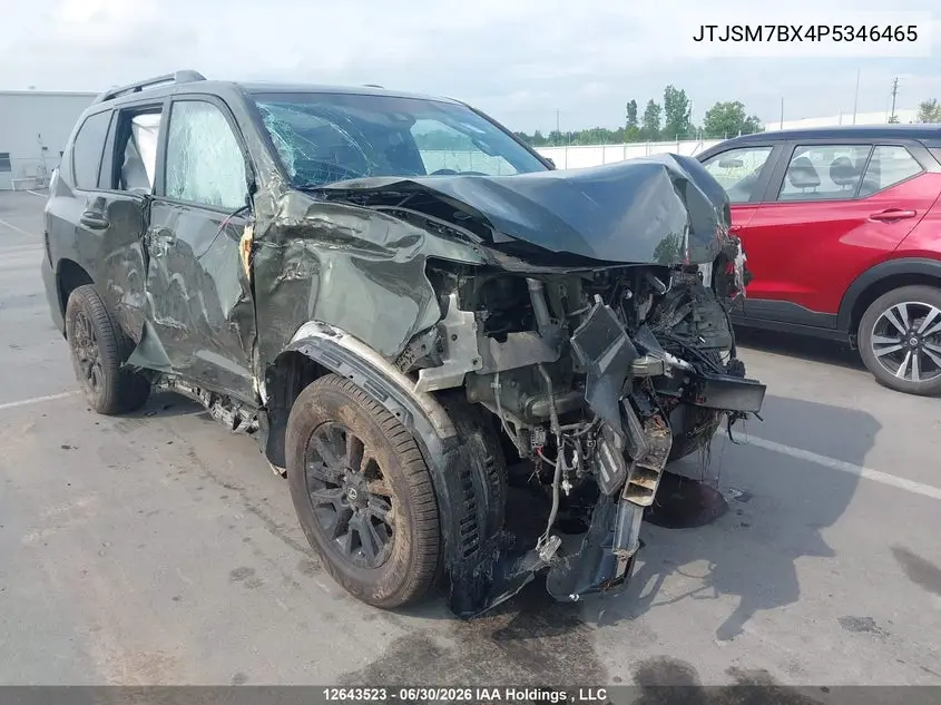 2023 Lexus Gx 460 VIN: JTJSM7BX4P5346465 Lot: 12643523