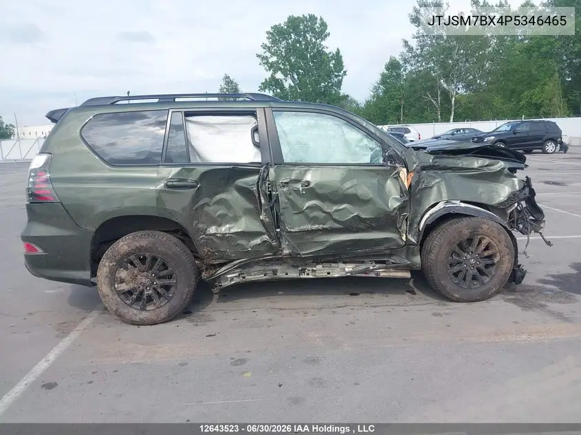 2023 Lexus Gx 460 VIN: JTJSM7BX4P5346465 Lot: 12643523