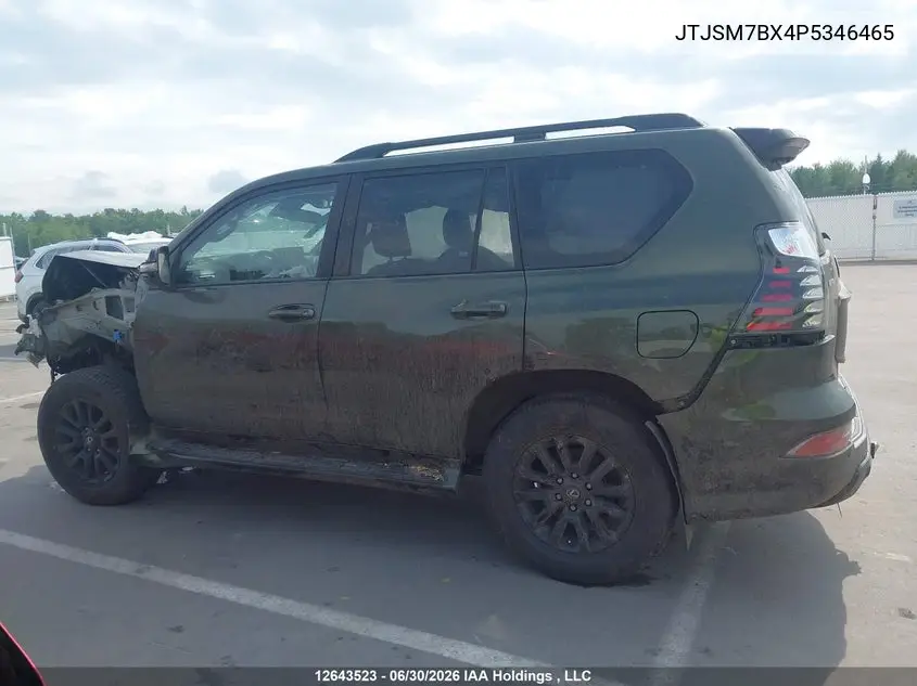 2023 Lexus Gx 460 VIN: JTJSM7BX4P5346465 Lot: 12643523