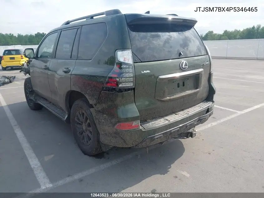 2023 Lexus Gx 460 VIN: JTJSM7BX4P5346465 Lot: 12643523