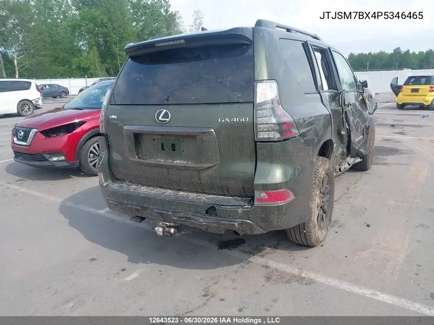 2023 Lexus Gx 460 VIN: JTJSM7BX4P5346465 Lot: 12643523