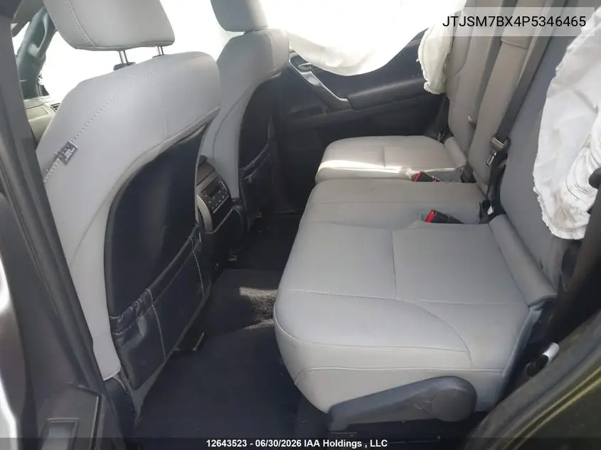2023 Lexus Gx 460 VIN: JTJSM7BX4P5346465 Lot: 12643523