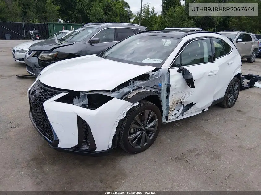 2023 Lexus Ux 250H F Sport Design VIN: JTHB9JBH8P2067644 Lot: 45446521