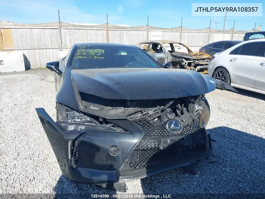 2024 Lexus Lc 500 VIN: JTHLP5AY9RA108357 Lot: 12614399