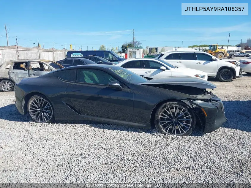 2024 Lexus Lc 500 VIN: JTHLP5AY9RA108357 Lot: 12614399
