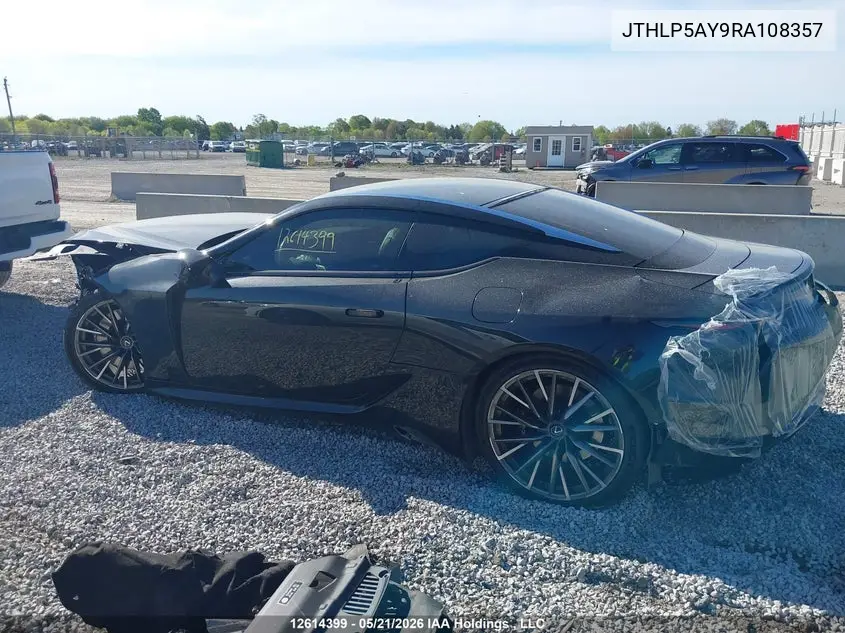 2024 Lexus Lc 500 VIN: JTHLP5AY9RA108357 Lot: 12614399
