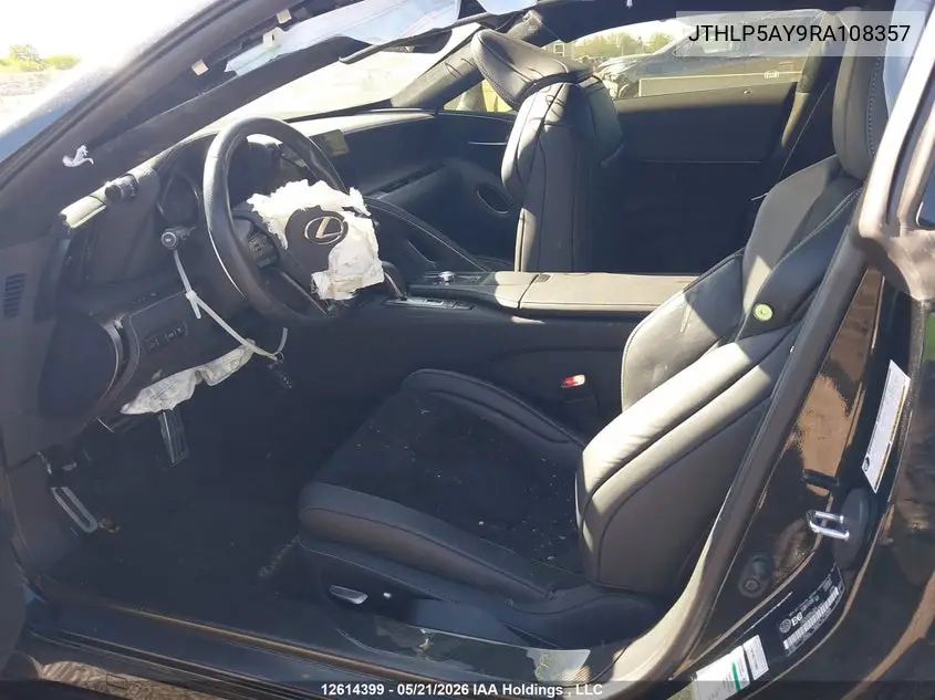 2024 Lexus Lc 500 VIN: JTHLP5AY9RA108357 Lot: 12614399