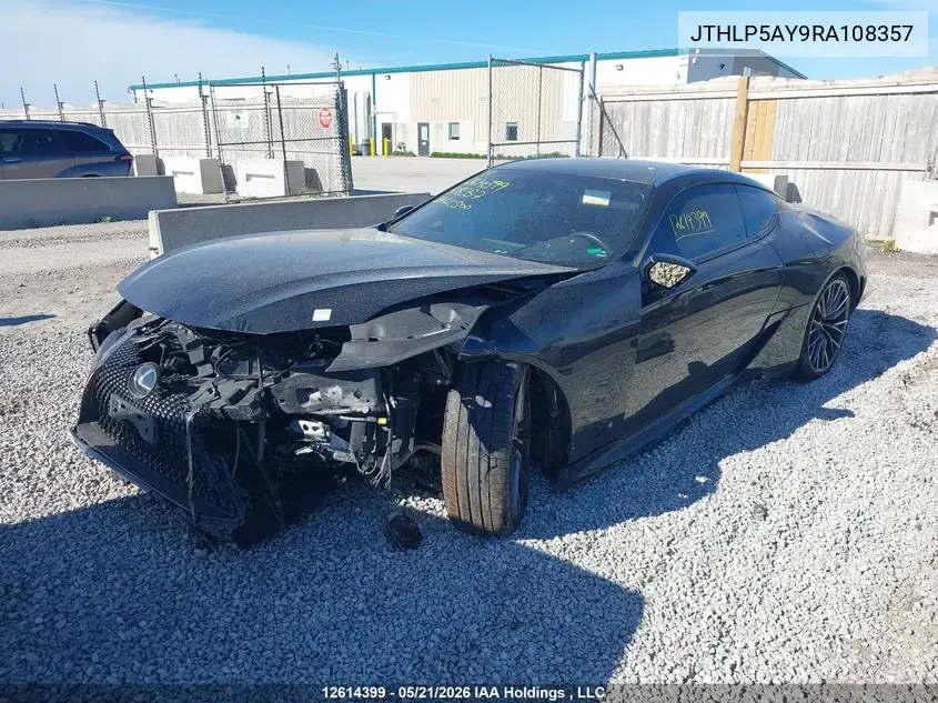 2024 Lexus Lc 500 VIN: JTHLP5AY9RA108357 Lot: 12614399