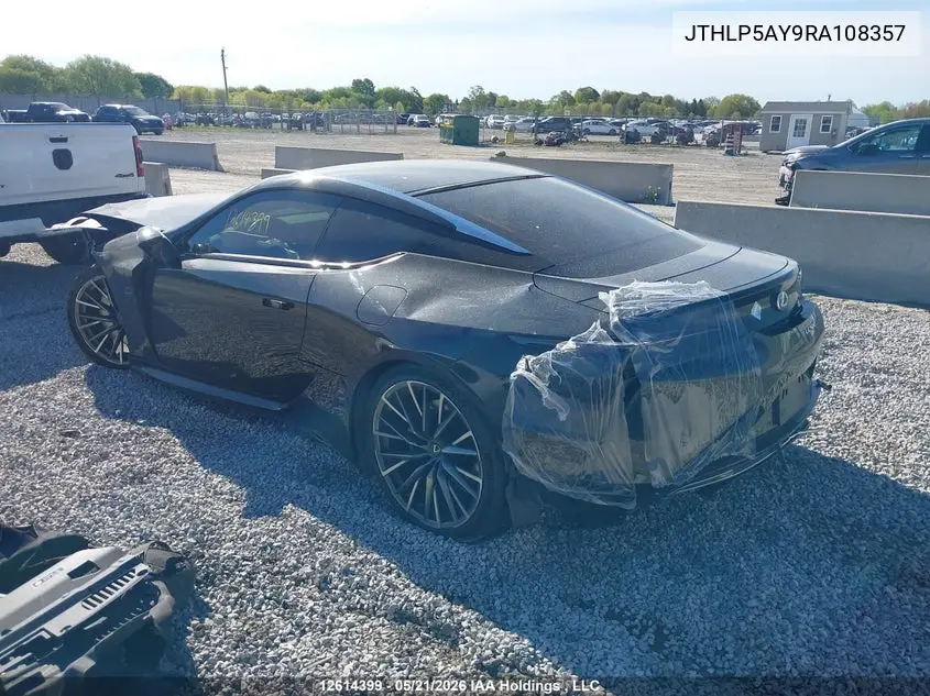 2024 Lexus Lc 500 VIN: JTHLP5AY9RA108357 Lot: 12614399