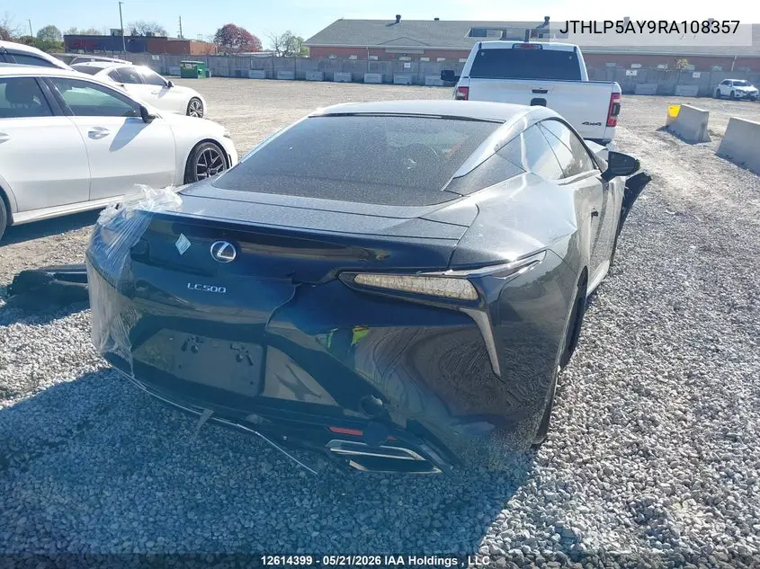 2024 Lexus Lc 500 VIN: JTHLP5AY9RA108357 Lot: 12614399