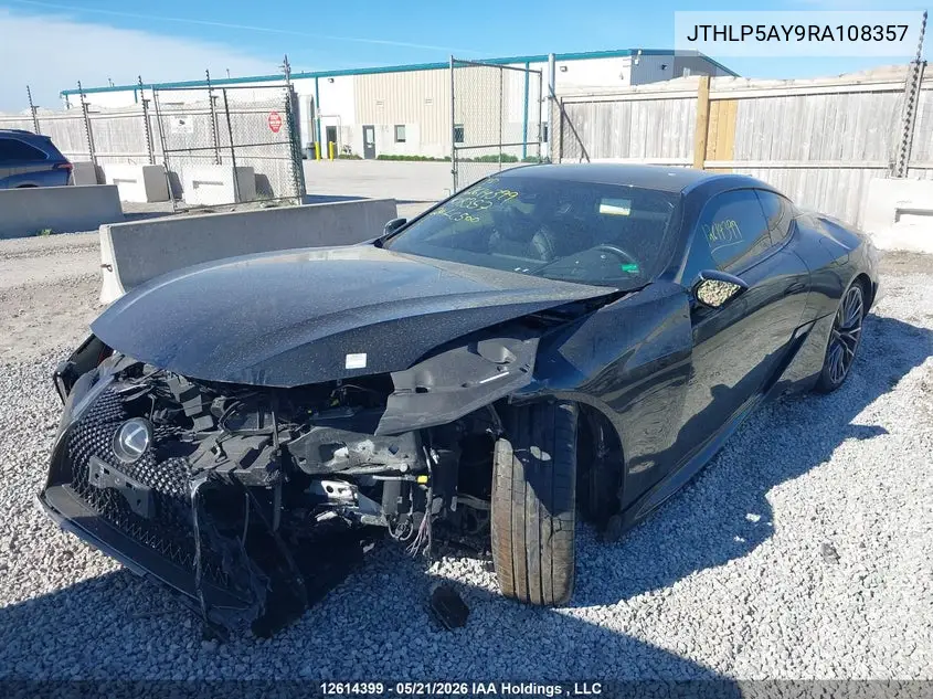 2024 Lexus Lc 500 VIN: JTHLP5AY9RA108357 Lot: 12614399