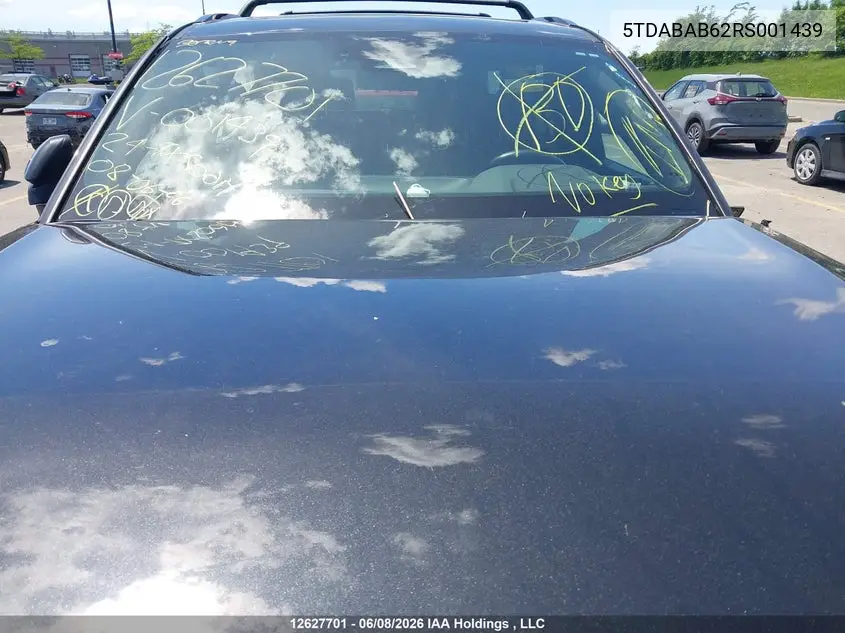 2024 Lexus Tx 500H VIN: 5TDABAB62RS001439 Lot: 12627701