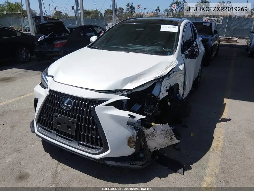 2024 Lexus Nx 350H Luxury VIN: JTJHKCEZXR2019269 Lot: 45343768