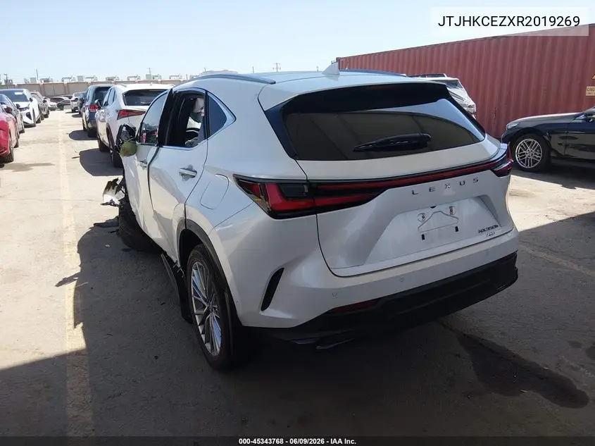 2024 Lexus Nx 350H Luxury VIN: JTJHKCEZXR2019269 Lot: 45343768