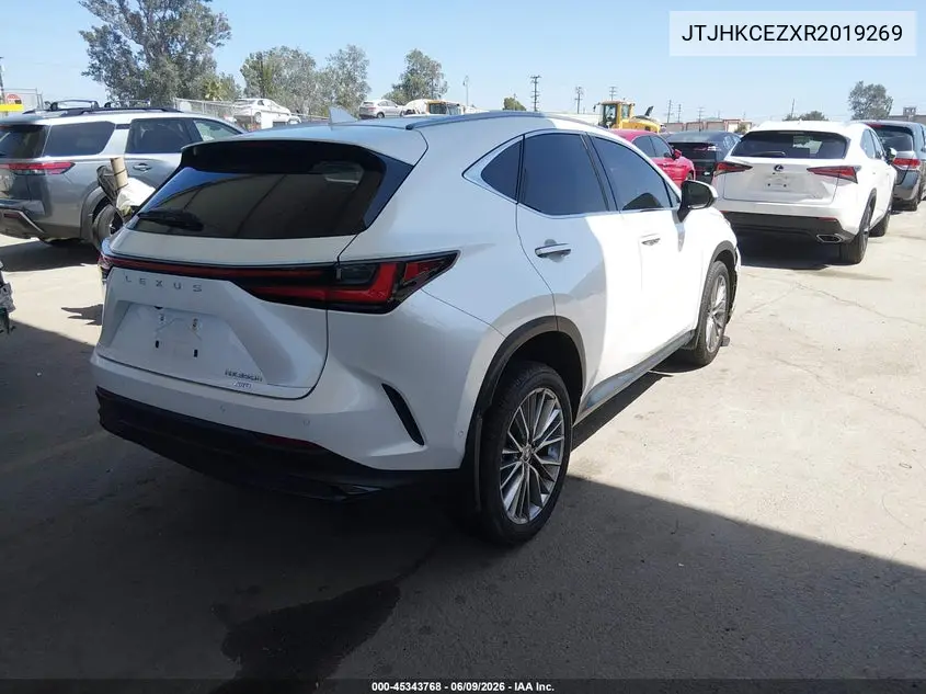 2024 Lexus Nx 350H Luxury VIN: JTJHKCEZXR2019269 Lot: 45343768