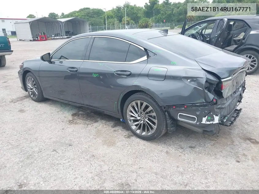 2024 Lexus Es 350 Luxury VIN: 58AEZ1B14RU167771 Lot: 45599544