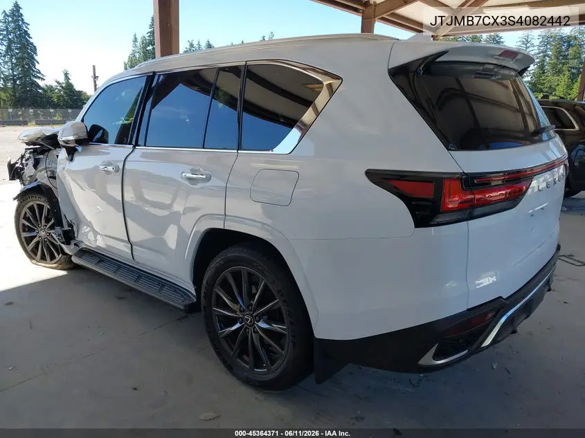 2025 Lexus Lx 600 F Sport VIN: JTJMB7CX3S4082442 Lot: 45364371