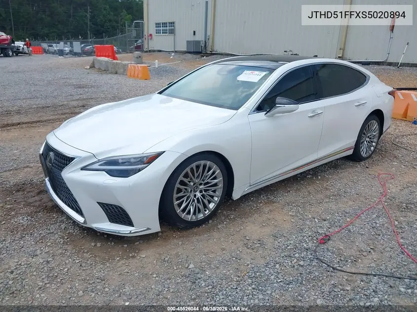 2025 Lexus Ls 500 VIN: JTHD51FFXS5020894 Lot: 45526044