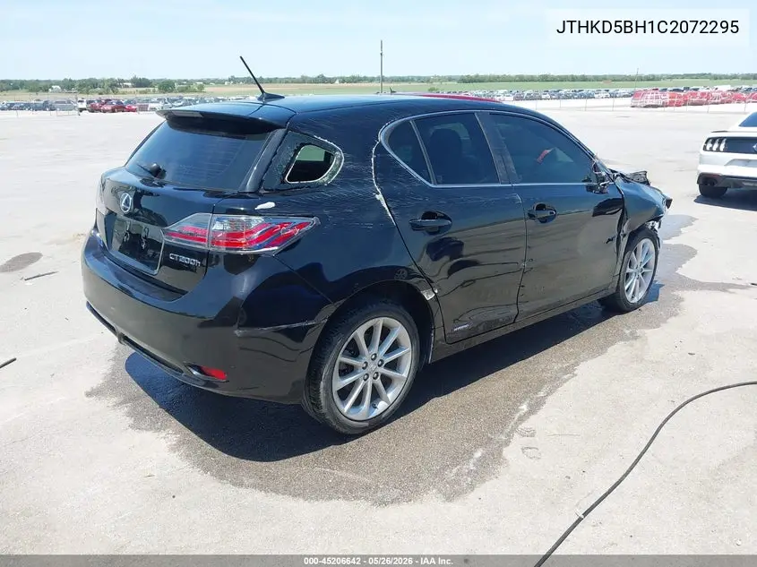 2012 Lexus Ct 200H Premium VIN: JTHKD5BH1C2072295 Lot: 45206642