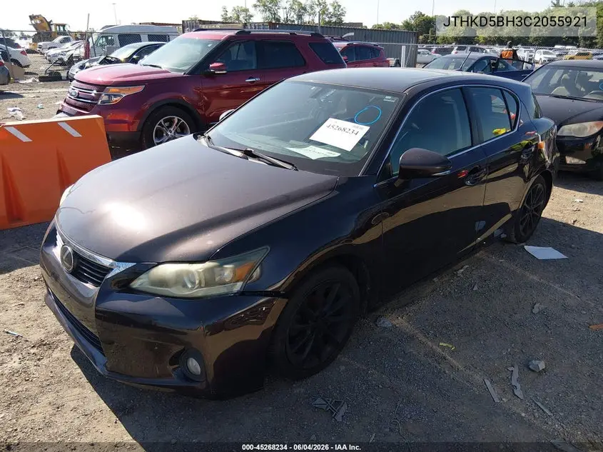 2012 Lexus Ct 200H Premium VIN: JTHKD5BH3C2055921 Lot: 45268234