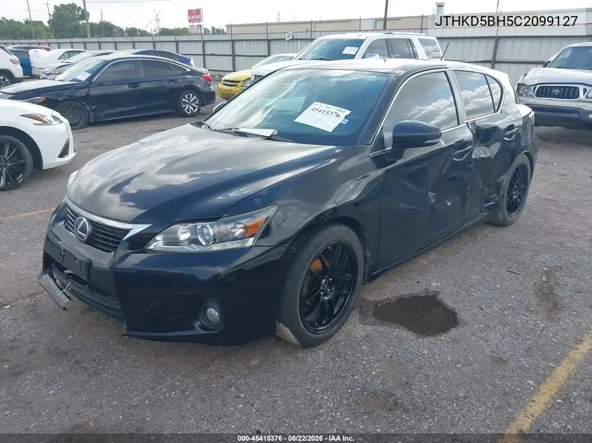 2012 Lexus Ct 200H Premium VIN: JTHKD5BH5C2099127 Lot: 45415376