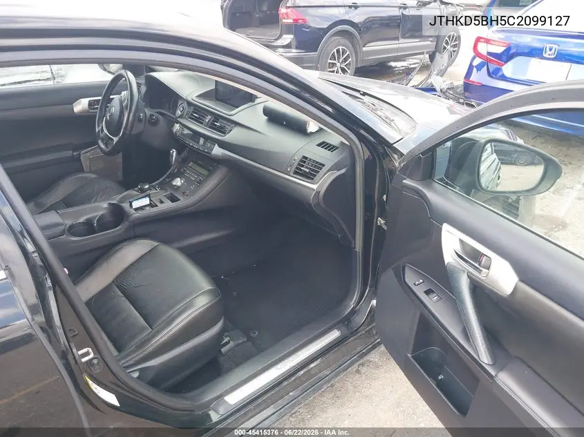 2012 Lexus Ct 200H Premium VIN: JTHKD5BH5C2099127 Lot: 45415376