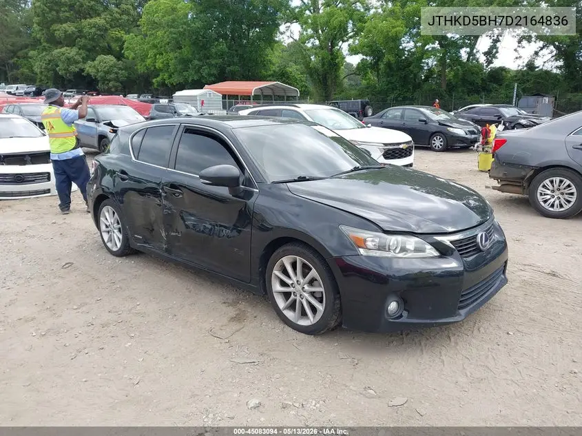 2013 Lexus Ct 200H VIN: JTHKD5BH7D2164836 Lot: 45083094