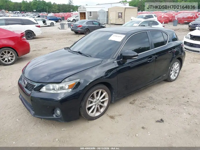 2013 Lexus Ct 200H VIN: JTHKD5BH7D2164836 Lot: 45083094