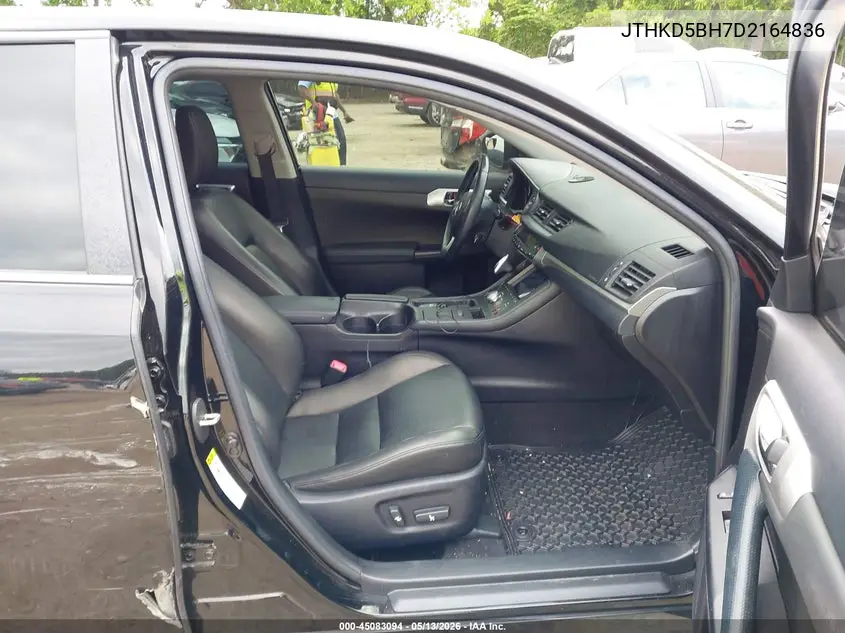 2013 Lexus Ct 200H VIN: JTHKD5BH7D2164836 Lot: 45083094