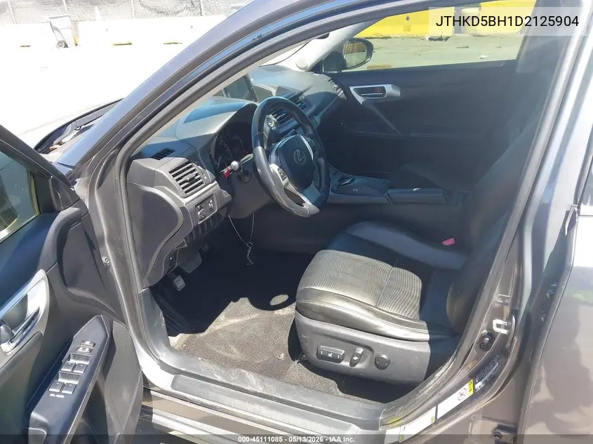 2013 Lexus Ct 200H VIN: JTHKD5BH1D2125904 Lot: 45111085