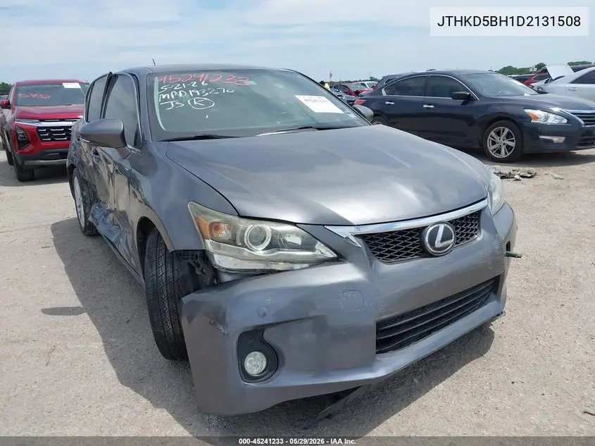 2013 Lexus Ct 200H VIN: JTHKD5BH1D2131508 Lot: 45241233