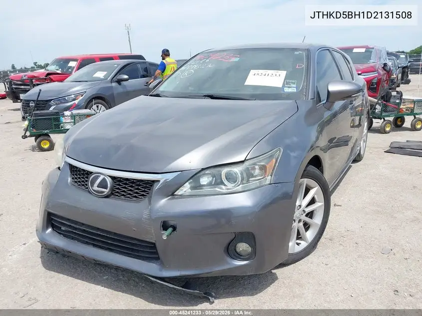 2013 Lexus Ct 200H VIN: JTHKD5BH1D2131508 Lot: 45241233