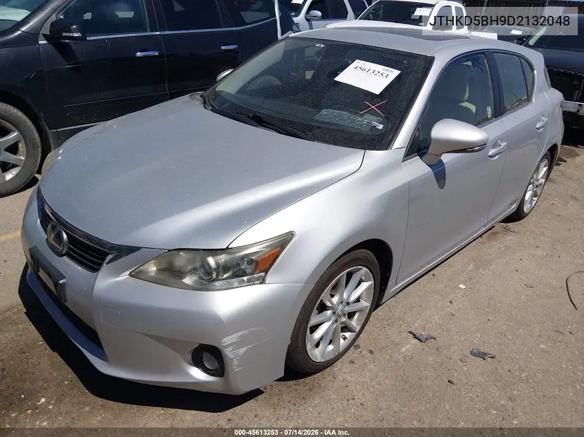2013 Lexus Ct 200H VIN: JTHKD5BH9D2132048 Lot: 45613253