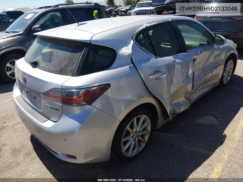 2013 Lexus Ct 200H VIN: JTHKD5BH9D2132048 Lot: 45613253