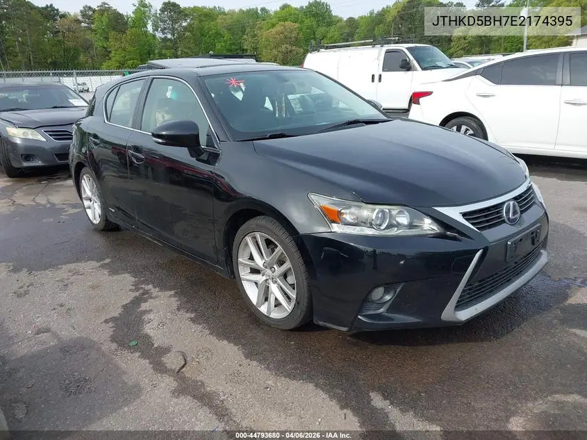 2014 Lexus Ct 200H VIN: JTHKD5BH7E2174395 Lot: 44793680