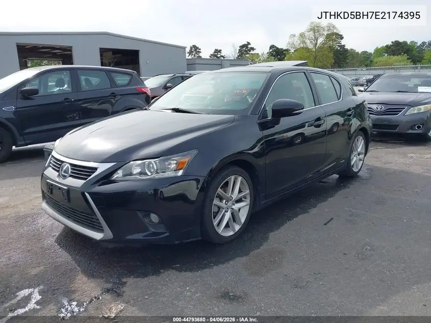 2014 Lexus Ct 200H VIN: JTHKD5BH7E2174395 Lot: 44793680