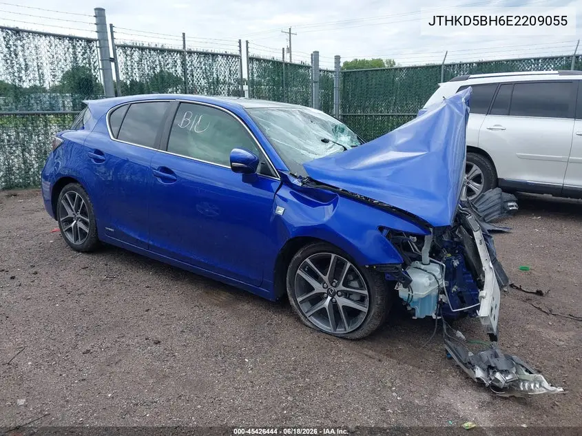 2014 Lexus Ct 200H VIN: JTHKD5BH6E2209055 Lot: 45426444