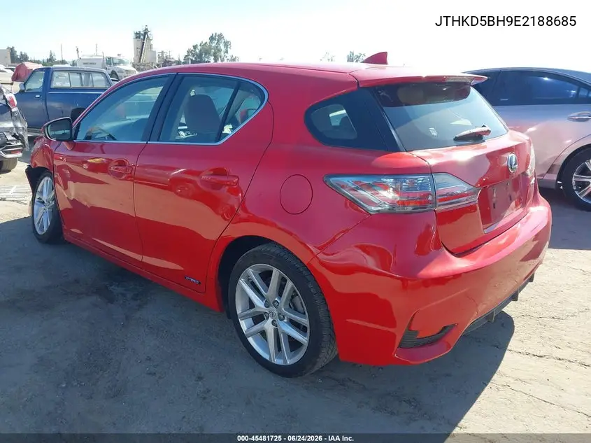 2014 Lexus Ct 200H VIN: JTHKD5BH9E2188685 Lot: 45481725