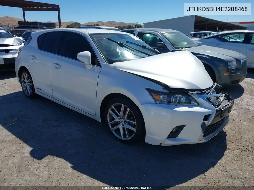 2014 Lexus Ct 200H VIN: JTHKD5BH4E2208468 Lot: 45557851