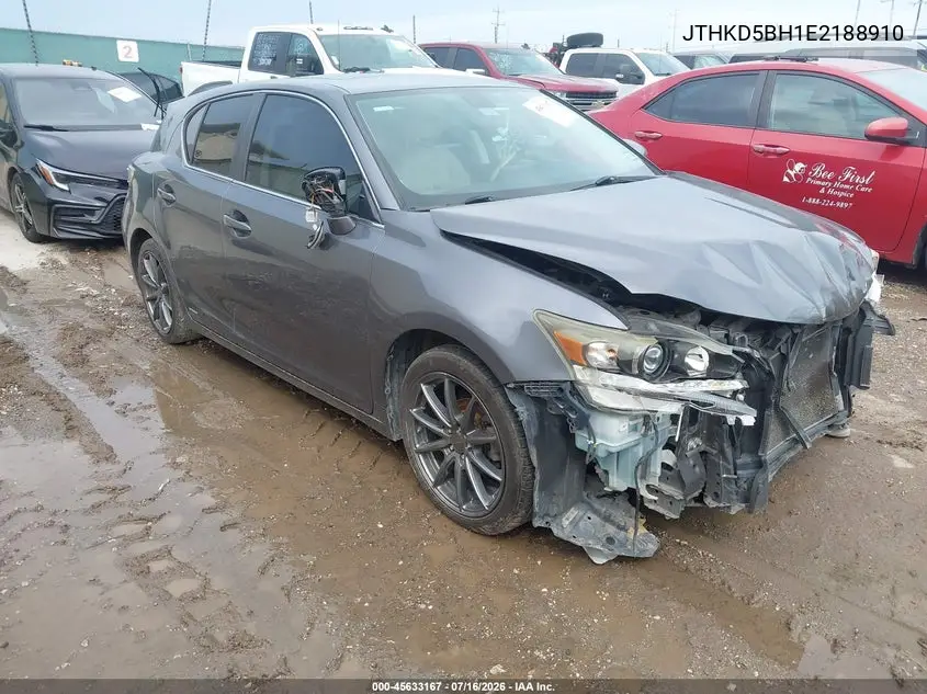 2014 Lexus Ct 200H VIN: JTHKD5BH1E2188910 Lot: 45633167