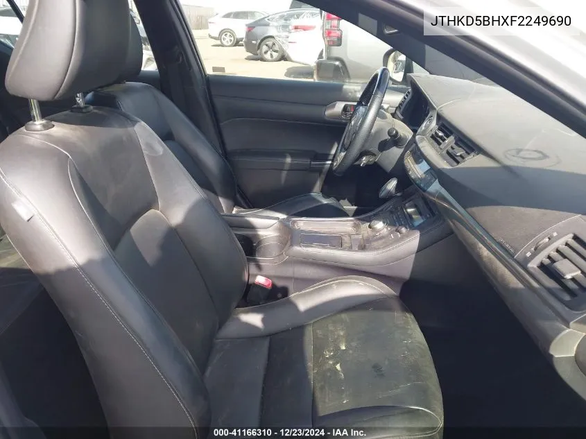 2015 Lexus Ct 200H VIN: JTHKD5BHXF2249690 Lot: 41166310