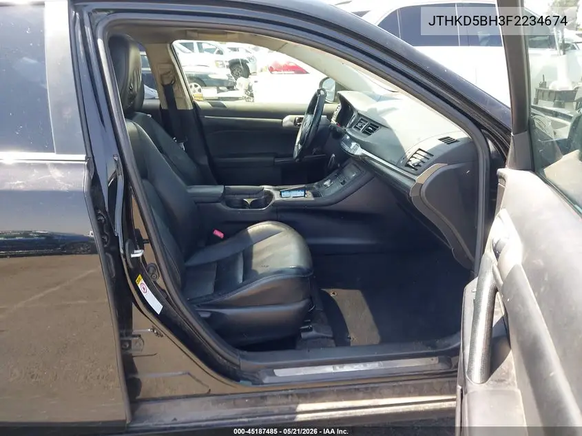 2015 Lexus Ct 200H VIN: JTHKD5BH3F2234674 Lot: 45187485
