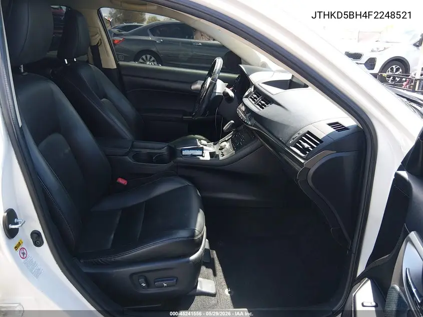 2015 Lexus Ct 200H VIN: JTHKD5BH4F2248521 Lot: 45241556