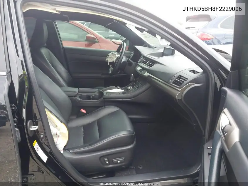 2015 Lexus Ct 200H VIN: JTHKD5BH8F2229096 Lot: 45250205