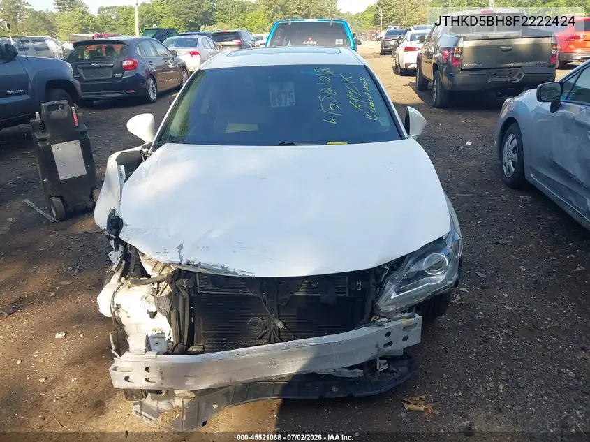2015 Lexus Ct 200H VIN: JTHKD5BH8F2222424 Lot: 45521068