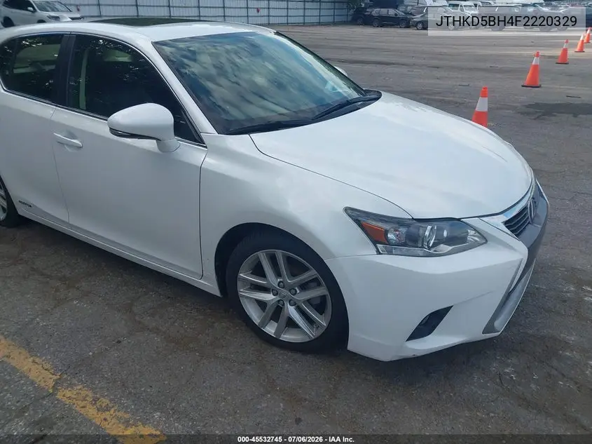 2015 Lexus Ct 200H VIN: JTHKD5BH4F2220329 Lot: 45532745